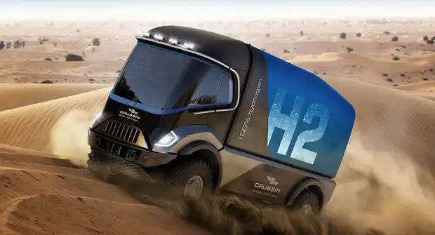 В «Дакаре» примет участие грузовое авто на водородных топливных ячейках