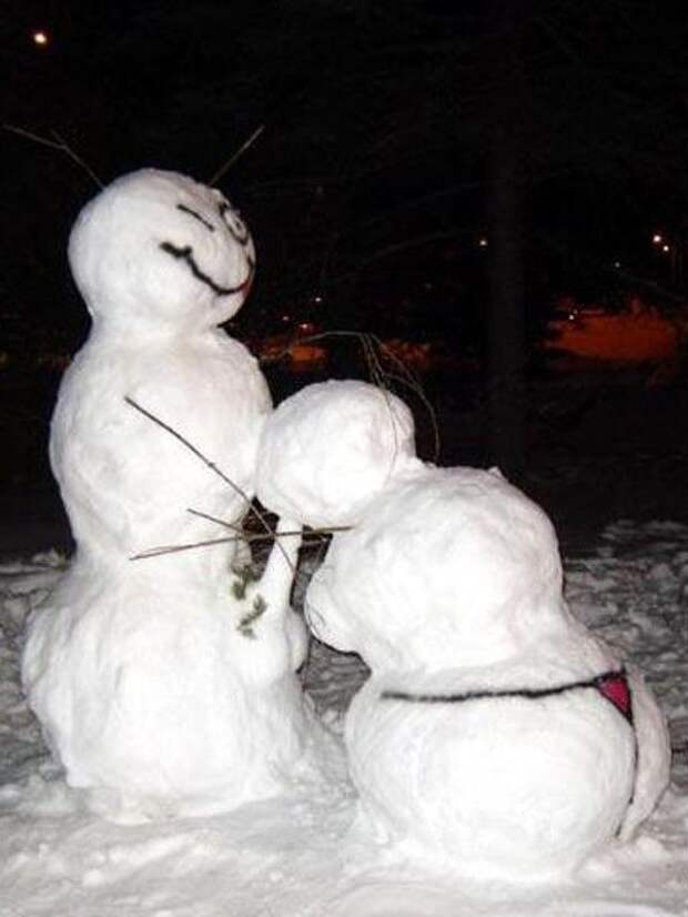 Snowman Blowjob