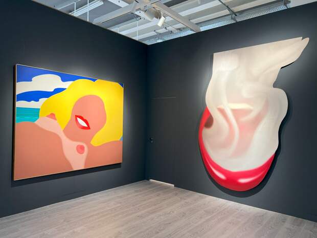 Tom Wesselmann. Слева Great American Nude #73, 1965. $5,5 млн. Справа SMOKER #10, 1973. $4,8 млн. Van De Weghe