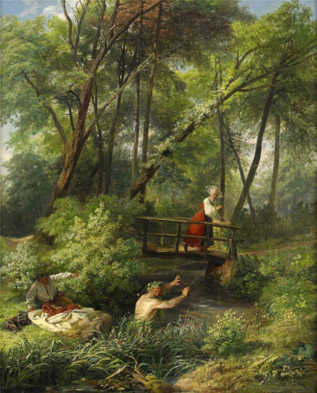Автор картины – художник Йозеф Вильгельм Валландер (Josef Wilhelm Wallander). Автор картины – художник Йозеф Вильгельм Валландер (Josef Wilhelm Wallander).