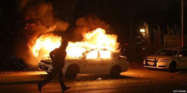 фергюсон, беспорядки|Фото: twitter.com/BBCBreaking