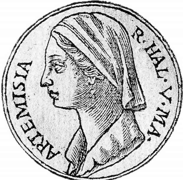 Артемисия I, портрет из сборника биографий Promptuarii Iconum Insigniorum, 1553 год. \ Фото: zhdate.com. Артемисия I, портрет из сборника биографий Promptuarii Iconum Insigniorum, 1553 год. \ Фото: zhdate.com.