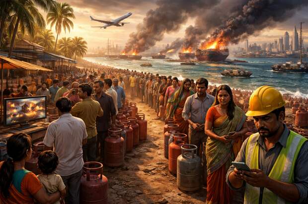 Индия под двойным ударом