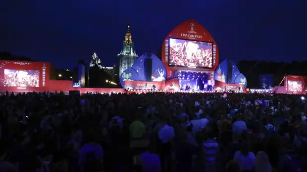 Фан-зоны Фестиваля болельщиков ЧМ-2018 посетили более 7,5 млн человек