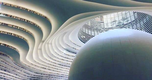China Opens World’s Coolest Library With 1.2 Million Books, And Its Interior Will Take Your Breath Away