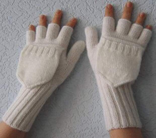 вязание перчаток спицами фото