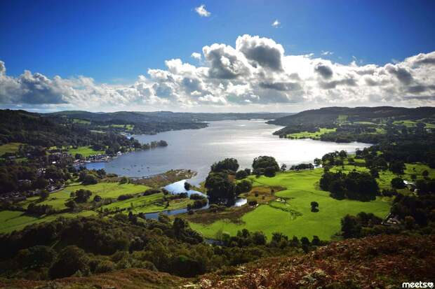 Windermere lake, England Windermere lake