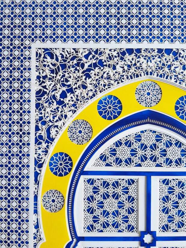 Кружевное чудо: арабская художница создает утонченные бумажные аппликации, от которых невозможно отвести глаз