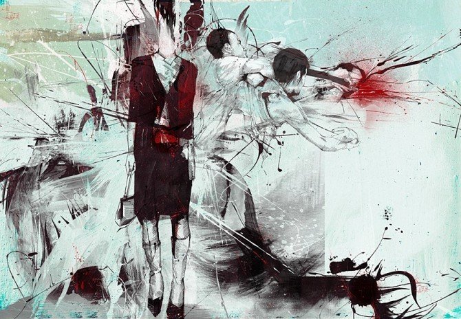 Миксовое искусство Расса Миллса (Russ Mills) Russ Mills, Худождник, исскуство, картины