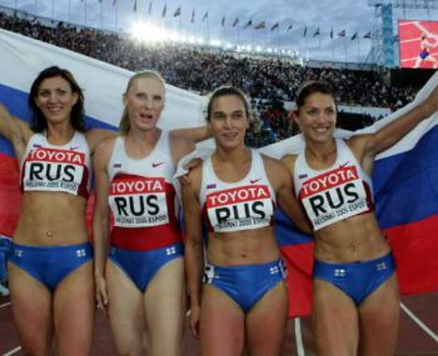 Российские легкоатлеты