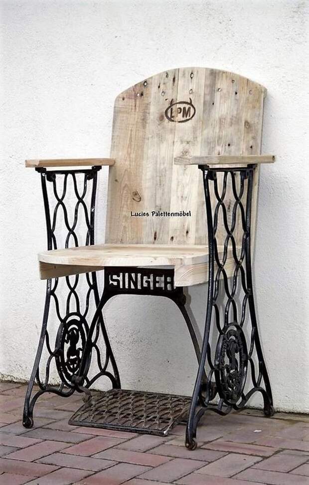 А также кресла интересное, мебель, руки из нужного места, сделай сам, швейная машинка