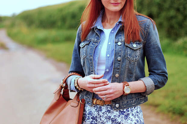 Denim, gingham & florals