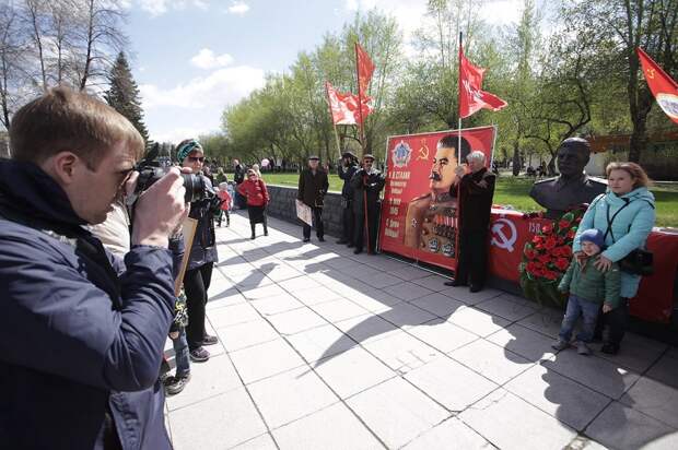 Сталин появился 9 мая в Новосибирске