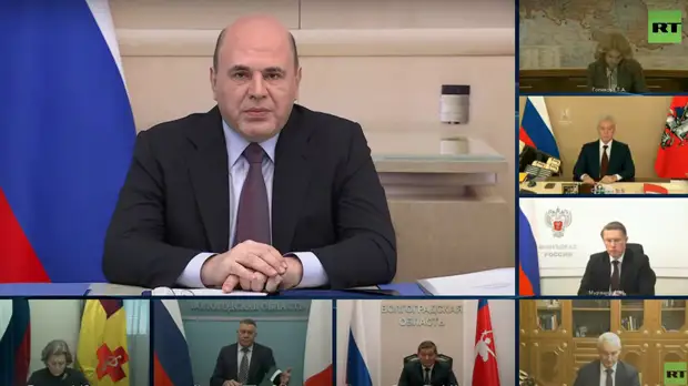 Мишустин проводит заседание координационного совета по борьбе с COVID-19