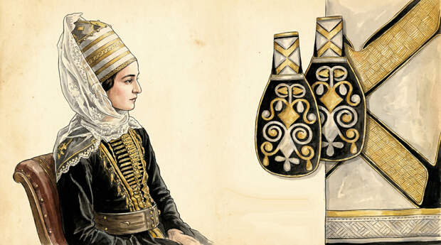 Зашифрованная Вселенная: символика орнаментов и цвета в адыгском золотом шитье