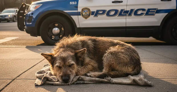 Бездомный пёс помог полицейским найти трёхлетнего мальчика в США