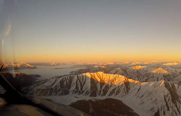 Видео посадки самолета в Новой Зеландии