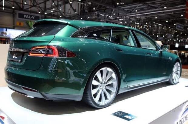 Универсал на базе электромобиля Tesla Model S, построенный голландским ателье Remetzcar авто, автовыставка, автодизайн, автомобили, женева, женева 2019, концепт
