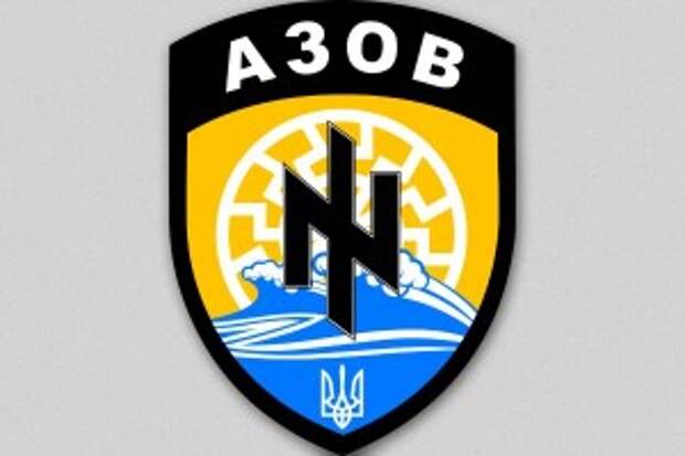 Эмблема украинского карательного батальона "Азов"