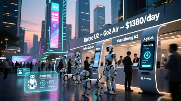 Сервис аренды роботов запущен в КНР