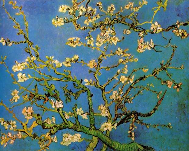 Ветви цветущего миндаля - Ван Гог
