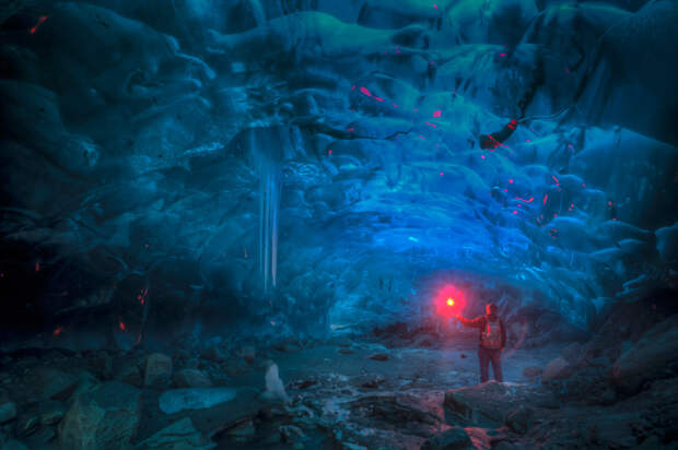 Incredible Alaskan ice cave