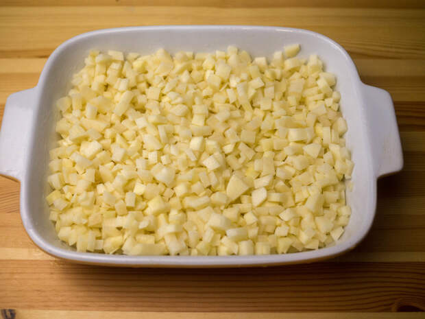 Запеканка с мясом и картофелем
