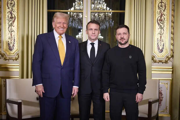 Макрон поддержал предложенный Трампом алгоритм достижения мирного урегулирования на Украине