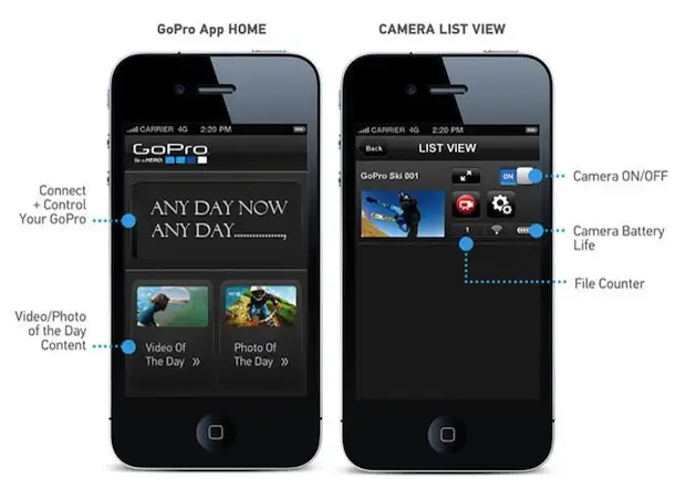 Программы для айфон камера. GOPRO app. Go Pro приложение для айфона. GOPRO Hero 6 приложение WIFI iphone. OTG Camera приложение.