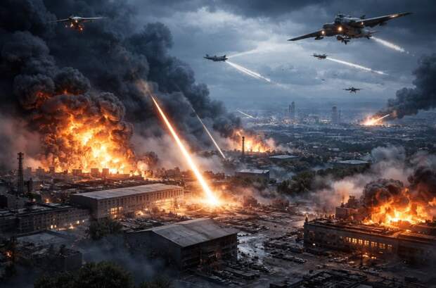 Удар ВС РФ по Киеву и объектам ВПК Украины — последствия атаки