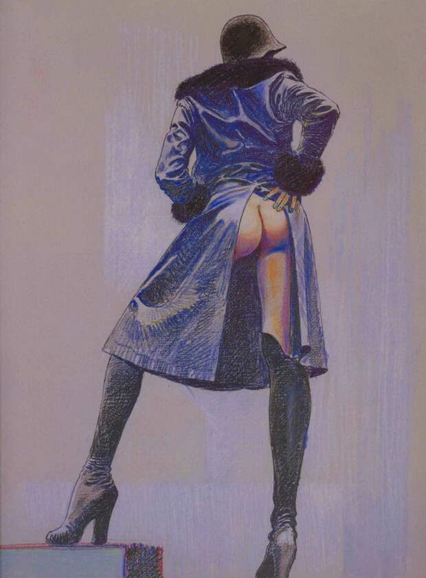 Художники и их музы: картины Milo Manara