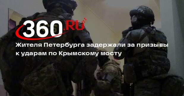 Жителя Петербурга задержали за призывы к ударам по Крымскому мосту