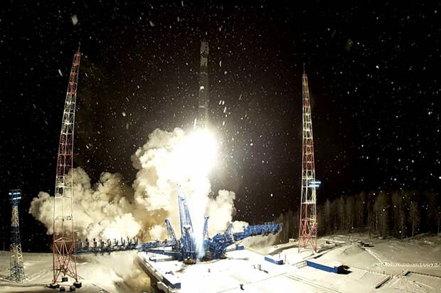 Состоялся первый в 2025 году запуск с космодрома «Плесецк»: запущена ракета «Союз-2.1в»