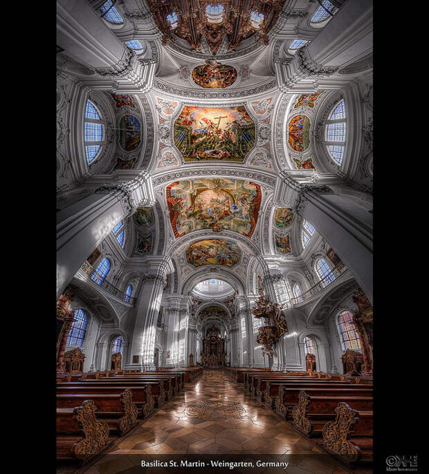 Basilica St. Martin - Weingarten, Germany (HDR Vertorama)
