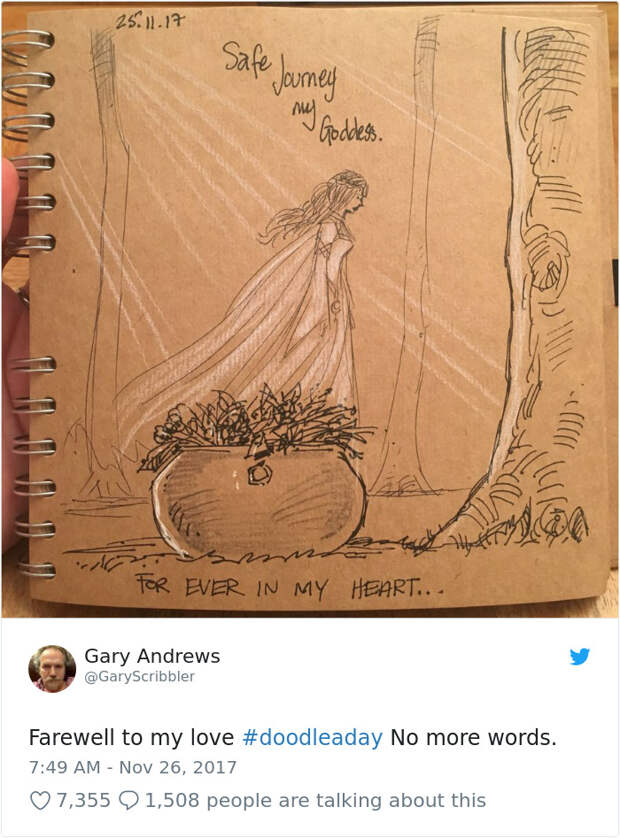 Иллюстратор Disney рисует жизнь с двумя детьми после смерти жены, и эти картинки разрывают душу