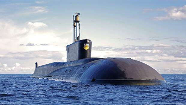 Стратегическая атомная подводная лодка. Архивное фото