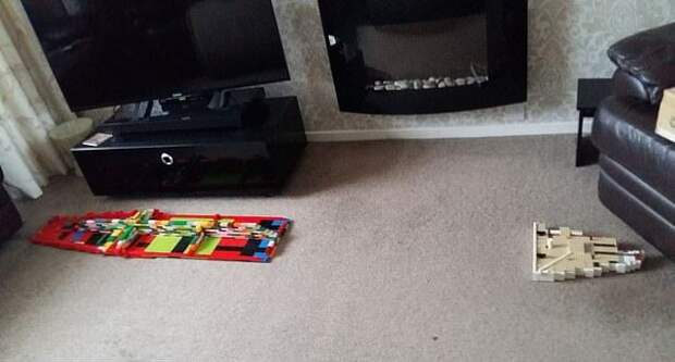 Модель Титаника из Lego из 40 000 деталей