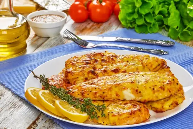 Куриные отбивные с горчицей в духовке Куриные отбивные с горчицей в духовке