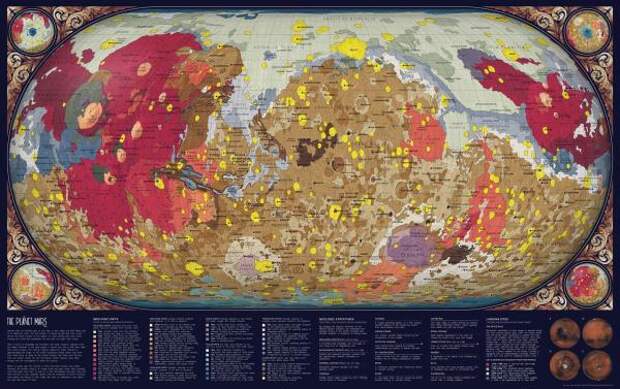 Геологическая карта Марса