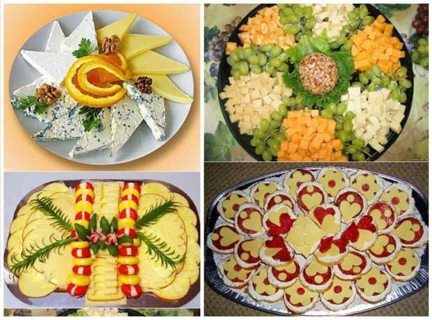 Сырные тарелки еда, красота, нарезка, стол, украшение