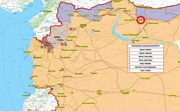 Территории Сирии под контролем турок.