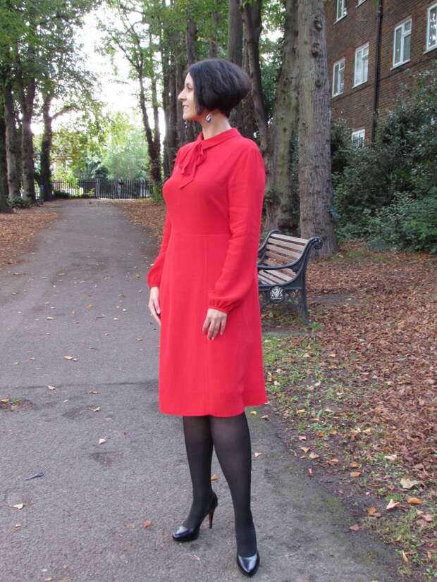 Pussybow midi dress F&F Pussybow midi dress