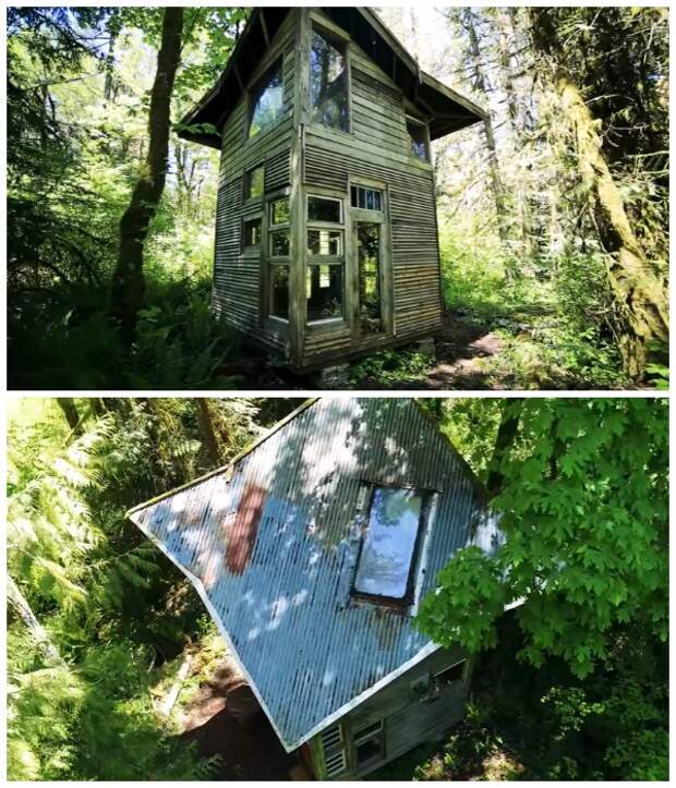 Обилие окон сделало скромный домик более светлым и уютным (Олимпия, США). Обилие окон сделало скромный домик более светлым и уютным (Олимпия, США).