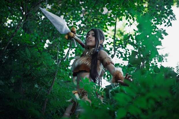 Nidalee девушки, Косплей, белорусский косплей, длиннопост, League of Legends