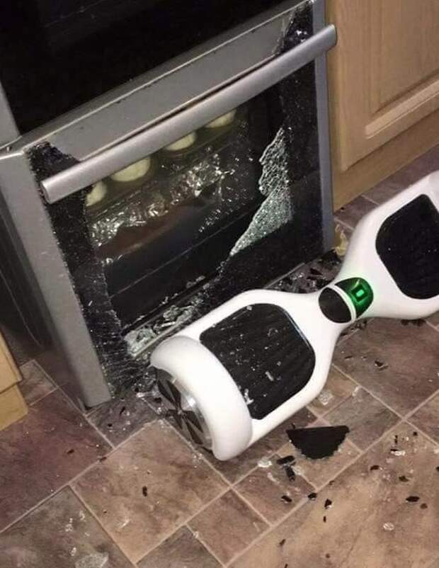 разбитая духовка