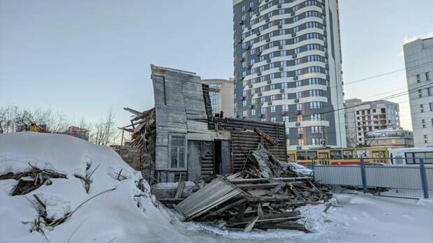 Снос дома на проспекте Красноармейский / Фото: amic.ru