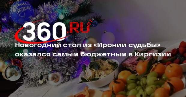 РИА «Новости»: среди стран СНГ дешевле всего застолье обойдется в Киргизии