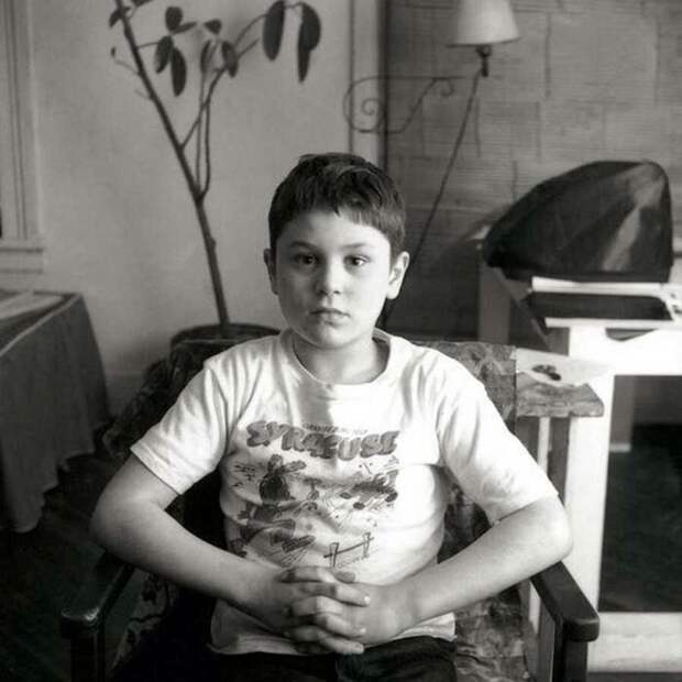 23. Роберт Де Ниро, 7 лет (1950 г.) интересное, люди, фотографии