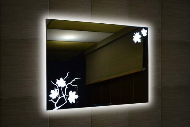 Декоративное зеркало с подсветкой