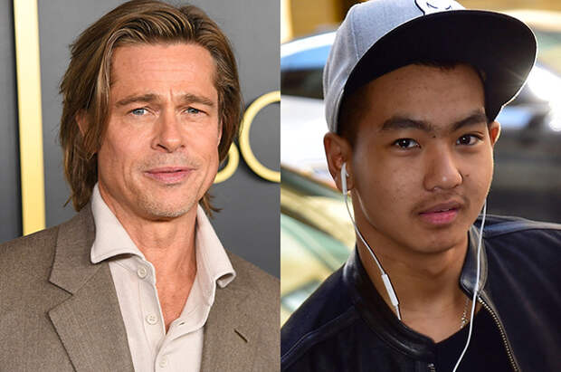 "Отношений не существует": инсайдер прокомментировал конфликт Брэда Питта с сыном Мэддоксом